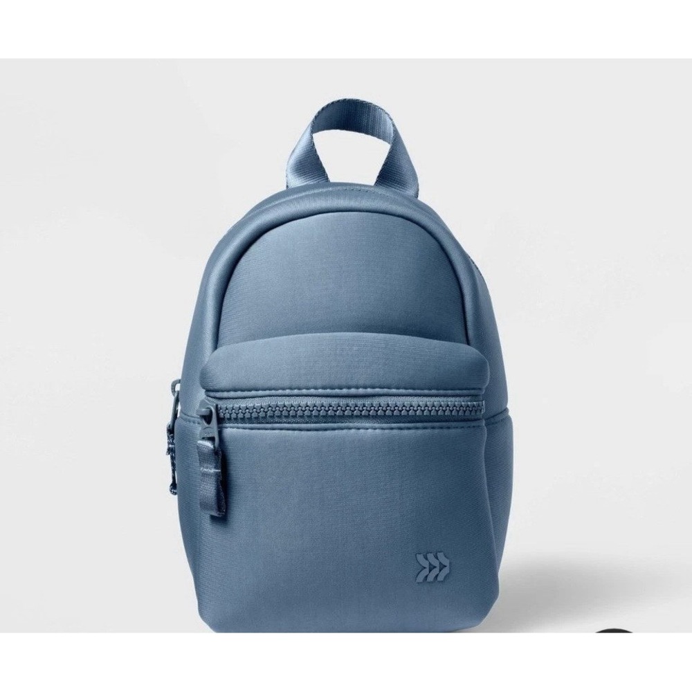 All In Motion Mini Backpack Women OS Dusty Navy NEW Neoprene Travel Bag
